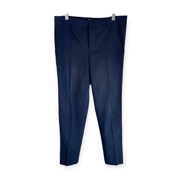 REVOLVE x Vince Side Strapping Stretch Wool Trouser Pant in Navy Blue Womens 4 - Picture 2 of 10